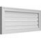 Ekena Millwork Vertical Surface Mount PVC Gable Vent: Functional, w/ 2"W x 1-1/2"P Brickmould Frame, 34"W x 14"H GVPVE34X1402SF - alternate 3